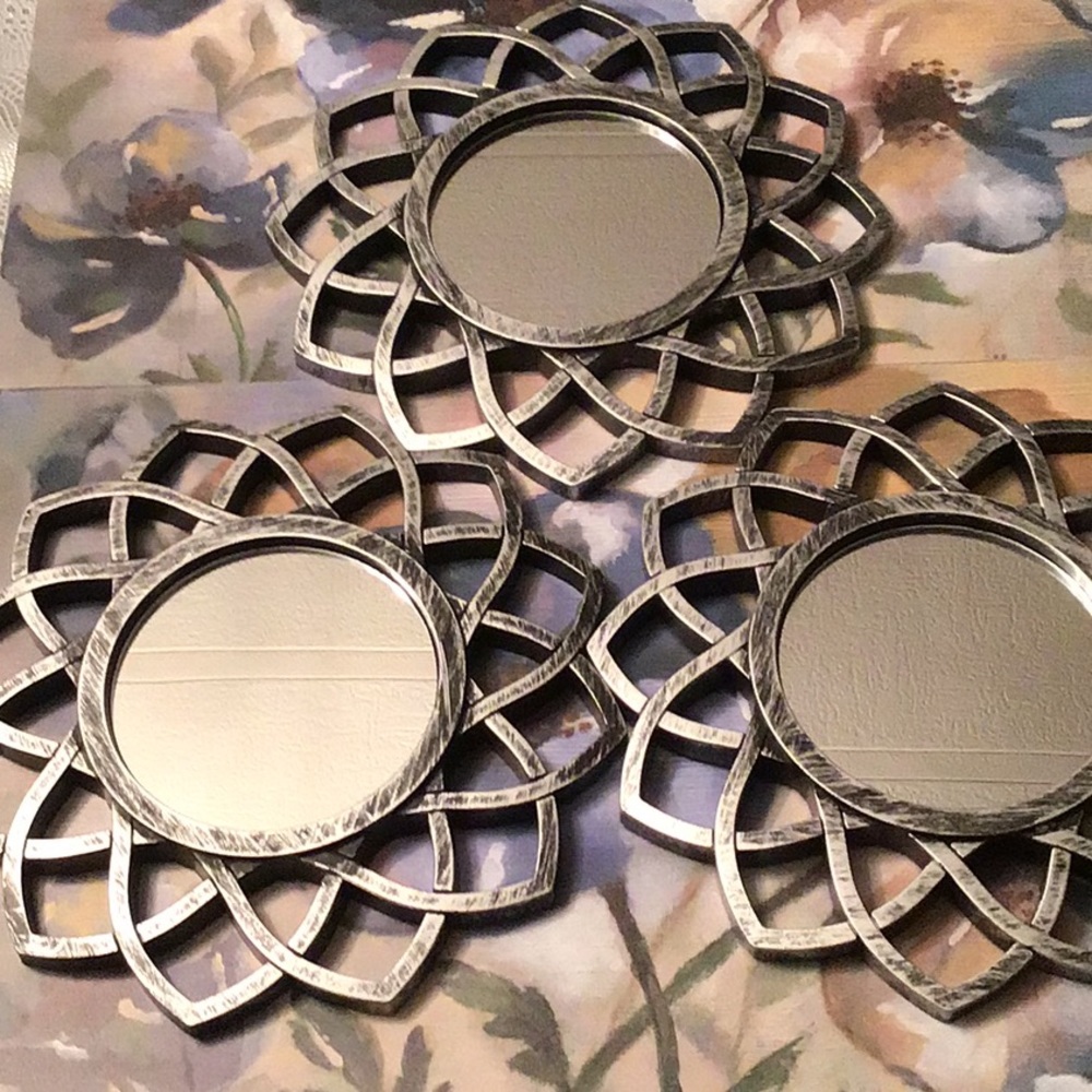 Lightweight Mirror Plaques set of 3